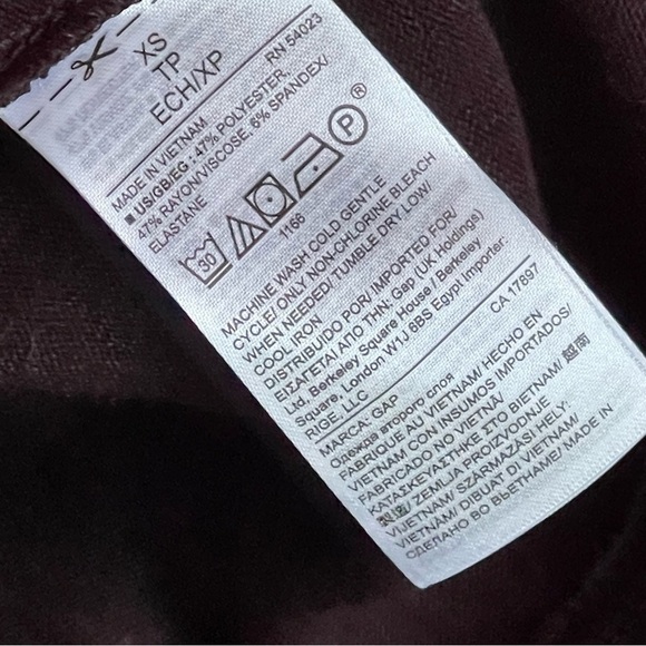 Gap Black Midi Dress sleeveless Crew Neck Knit Stretchy Size XS Fits Like M - Picture 10 of 14